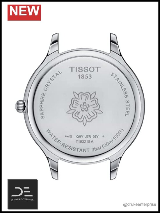 Quartz Wrist Watch, 38mm Stainless Steel, Leather Band, Date Display, Water main image 4